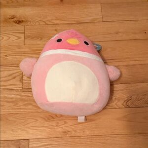 Squishmallows Pink and White Plush Toy